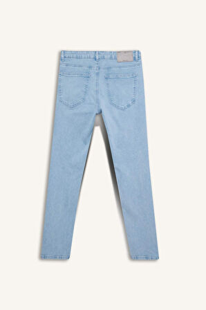 Pedro Slim Fit Dar Kalıp Normal Bel Dar Paça Jean Pantolon