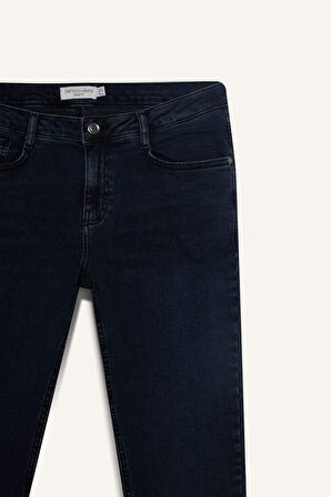 Carlo Skinny Fit Ekstra Dar Kalıp Normal Bel Ekstra Dar Paça Jean Pantolon