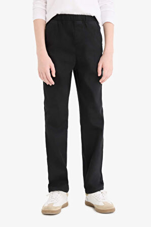 Erkek Çocuk Okula Dönüş Regular Fit Düz Paça Gabardin Pantolon