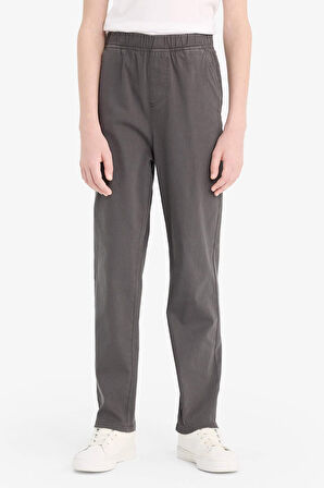 Erkek Çocuk Okula Dönüş Regular Fit Düz Paça Gabardin Pantolon