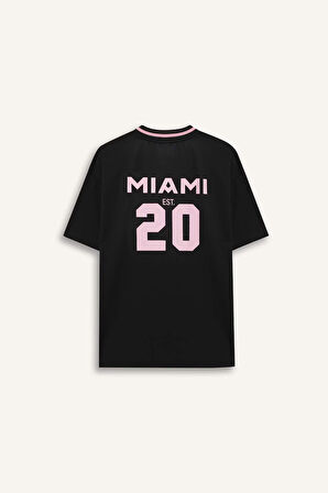 Coool MLS Oversize Geniş Kalıp Baskılı Jakarlı Kısa Kollu Tişört