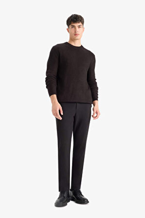 Standart Fit Bisiklet Yaka Triko Kazak