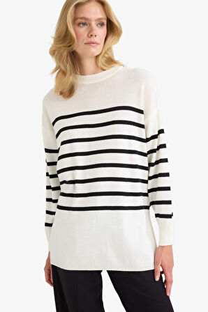 Relax Fit Bisiklet Yaka Tunik