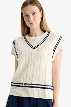 Okula Dönüş Coool Regular Fit V Yaka Yelek