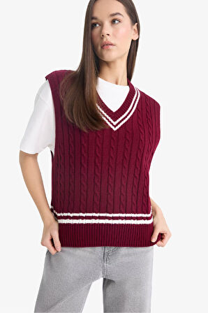 Okula Dönüş Coool Regular Fit V Yaka Yelek