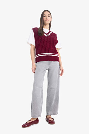 Okula Dönüş Coool Regular Fit V Yaka Yelek