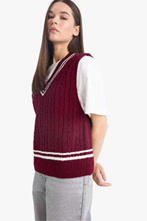 Okula Dönüş Coool Regular Fit V Yaka Yelek