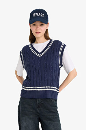 Okula Dönüş Coool Regular Fit V Yaka Yelek