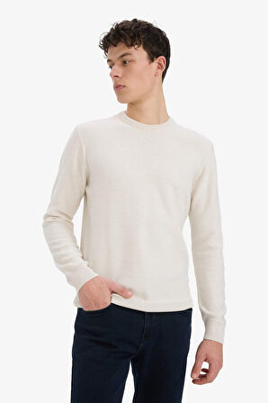 Standart Fit Bisiklet Yaka Triko Kazak