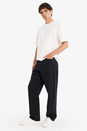 Baggy Fit Geniş Paça Jean Pantolon