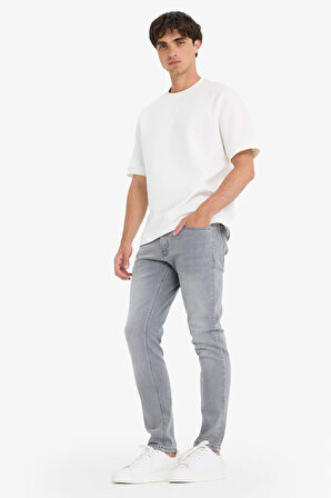 Pedro Slim Fit Dar Kalıp Normal Bel Dar Paça Jean Pantolon