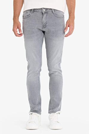 Pedro Slim Fit Dar Kalıp Normal Bel Dar Paça Jean Pantolon