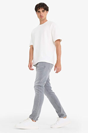 Pedro Slim Fit Dar Kalıp Normal Bel Dar Paça Jean Pantolon