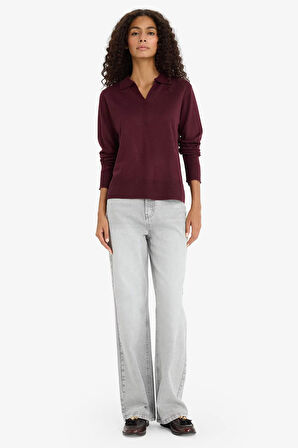 Regular Fit Polo Yaka Kazak