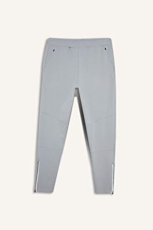 DeFactoFit Slim Fit Sporcu Jogger Eşofman Altı Dar Kesim Fermuarlı Paça 
