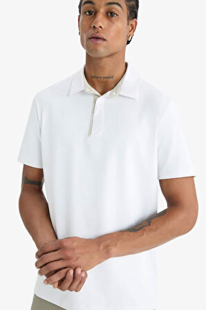 DeFactoFit Standart Fit Sporcu Kısa Kollu Polo Tişört D9240AX25SPWT34