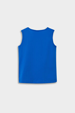 Erkek Bebek Bisiklet Yaka Baskılı 2'li Atlet