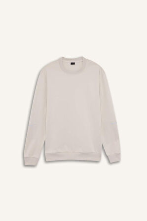 DeFactoFit Standart Fit Bisiklet Yaka Basic Düz Sporcu Sweatshirt E0073AX24WNBG662