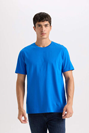 DeFacto New Regular Fit Bisiklet Yaka Kısa Kollu Tişört E1091AXNSBE316