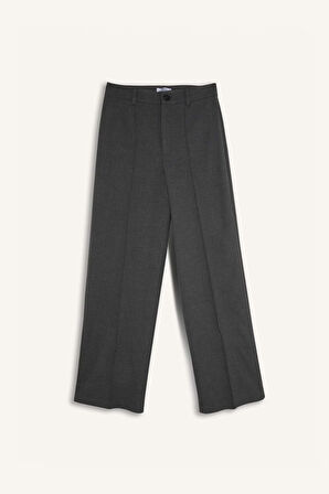 DeFacto Wide Leg Normal Bel Geniş Paça Standart Boy Klasik Pantolon E1518AX24WNAR192