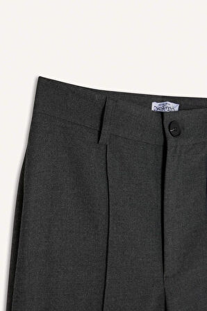 DeFacto Wide Leg Normal Bel Geniş Paça Standart Boy Klasik Pantolon E1518AX24WNAR192