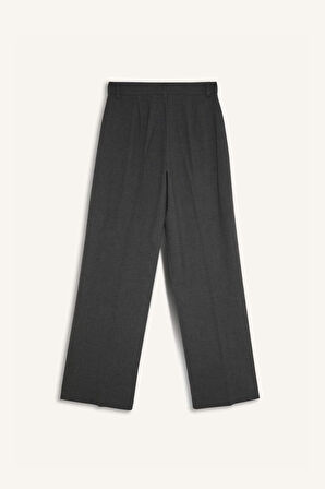 DeFacto Wide Leg Normal Bel Geniş Paça Standart Boy Klasik Pantolon E1518AX24WNAR192