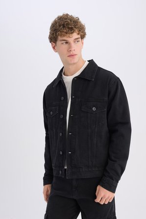 DeFacto %100 Pamuk Regular Fit Jean Ceket E0962AX25SPNM40