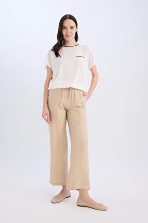 DeFacto 	Bisiklet Yaka Baskılı Kısa Kollu Tişört K7701AZ25SPER105