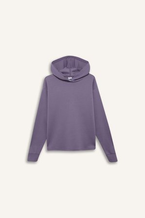 DeFacto Standart Fit Kapüşonlu Skuba Dalgıç Kumaş Sporcu Basic Sweatshirt A5626AX25SPPR505