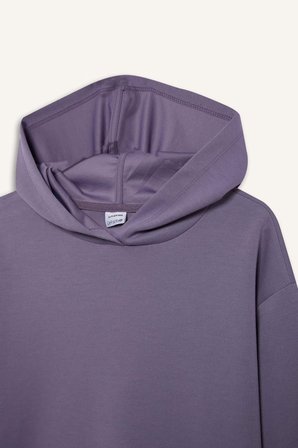 DeFacto Standart Fit Kapüşonlu Skuba Dalgıç Kumaş Sporcu Basic Sweatshirt A5626AX25SPPR505