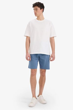 DeFacto Slim Fit Cepli Pamuklu Basic Bermuda Şort W1105AZ25SPBE808