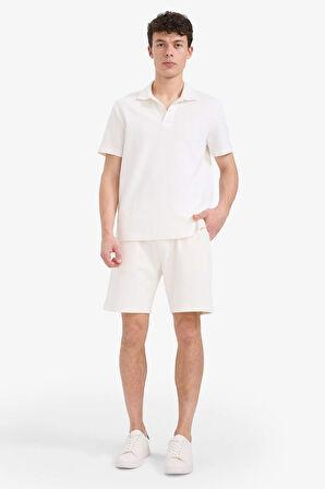 Regular Fit Basic Düz Şort