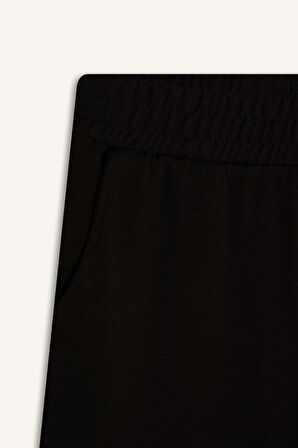 DeFactoFit Oversize Geniş Kalıp İnce Sporcu Eşofman Altı Çift Cepli Jogger Paça Standart Boy Skuba Dalgıç Kumaş Z6694AZ24AUBK81