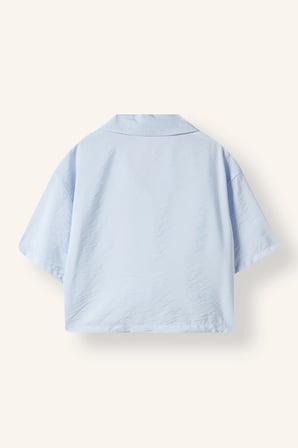 DeFacto Cropped Fit Kısa Kollu Gömlek Kız Çocuk D7641A825SMBE745