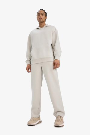 DeFacto Boxy Fit Kapüşonlu Kanguru Cepli Jakarlı Sweatshirt E9308AX25AUGR437