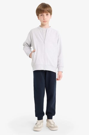 Defacto K8852A6NV253 Lacivert Erkek Çocuk Beli Lastikli Okul Jogger Eşofman Altı