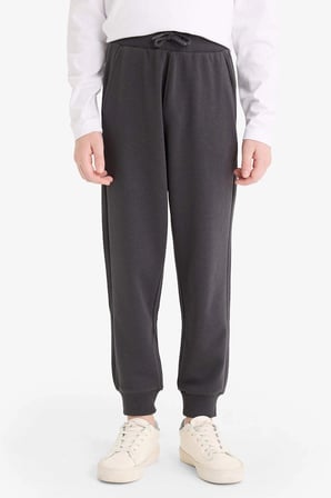 Defacto K8852A6AR138 Antrasit Erkek Çocuk Beli Lastikli Okul Jogger Eşofman Altı