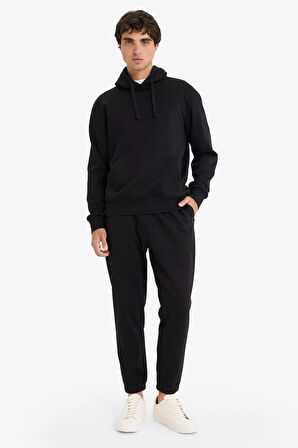 Regular Fit Beli Bağcıklı Jogger Eşofman Altı