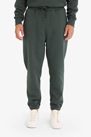 Regular Fit Beli Bağcıklı Jogger Eşofman Altı