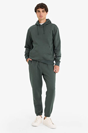 Regular Fit Beli Bağcıklı Jogger Eşofman Altı