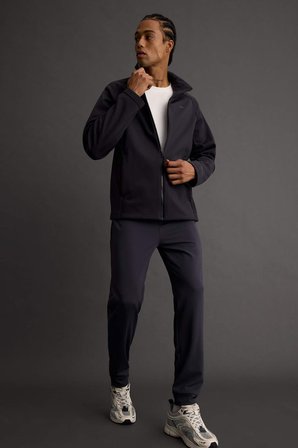 DeFacto Su İtici Slim Fit Dar Kesim Fermuarlı Softshell Mevsimlik Yağmurluk E9495AX25AUAR214