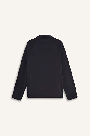 DeFactoFit Su İtici Slim Fit Dar Kesim Fermuarlı Softshell Yağmurluk
