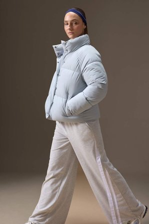 DeFacto Su İtici Regular Fit Dik Yaka Reglan Kol Kışlık Şişme Mont A1550AX25WNGR486