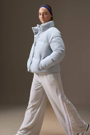 DeFacto Su İtici Regular Fit Dik Yaka Reglan Kol Kışlık Şişme Mont A1550AX25WNGR486