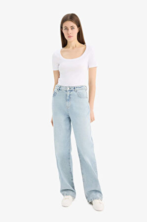 Slim Fit Dar Kesim Bisiklet Yaka Basic Düz Fitilli Kaşkorse Kısa Kollu Tişört