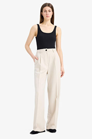 Slim Fit Dar Kesim Yuvarlak Yaka Basic Düz  Fitilli Kaşkorse Atlet