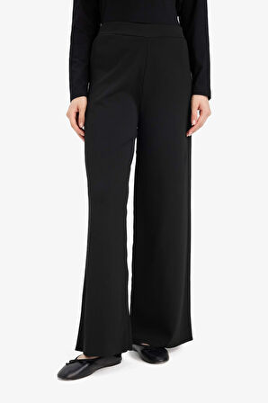 Wide Leg Triko Pantolon