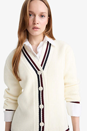 Regular Fit V Yaka Hırka