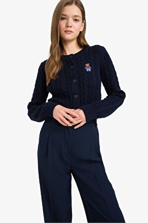 Coool Regular Fit Bisiklet Yaka Hırka