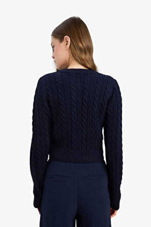 Coool Regular Fit Bisiklet Yaka Hırka